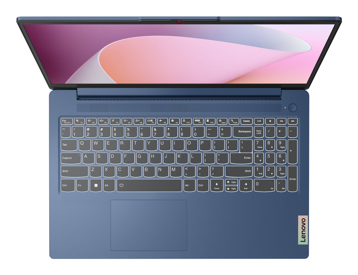 Laptop Lenovo IdeaPad Slim 3 15AMN8 15.6" FHD AMD Ryzen 3 7320U 8GB 512GB Radeon 610M W11 Home Azul Wi-Fi 6