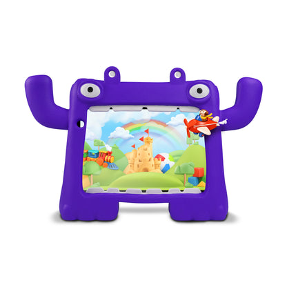 Tableta Vorago 9" PAD-8-KIDS Quadcore 64GB Ram 4GB 2MP/5MP Android 13 Funda Morada