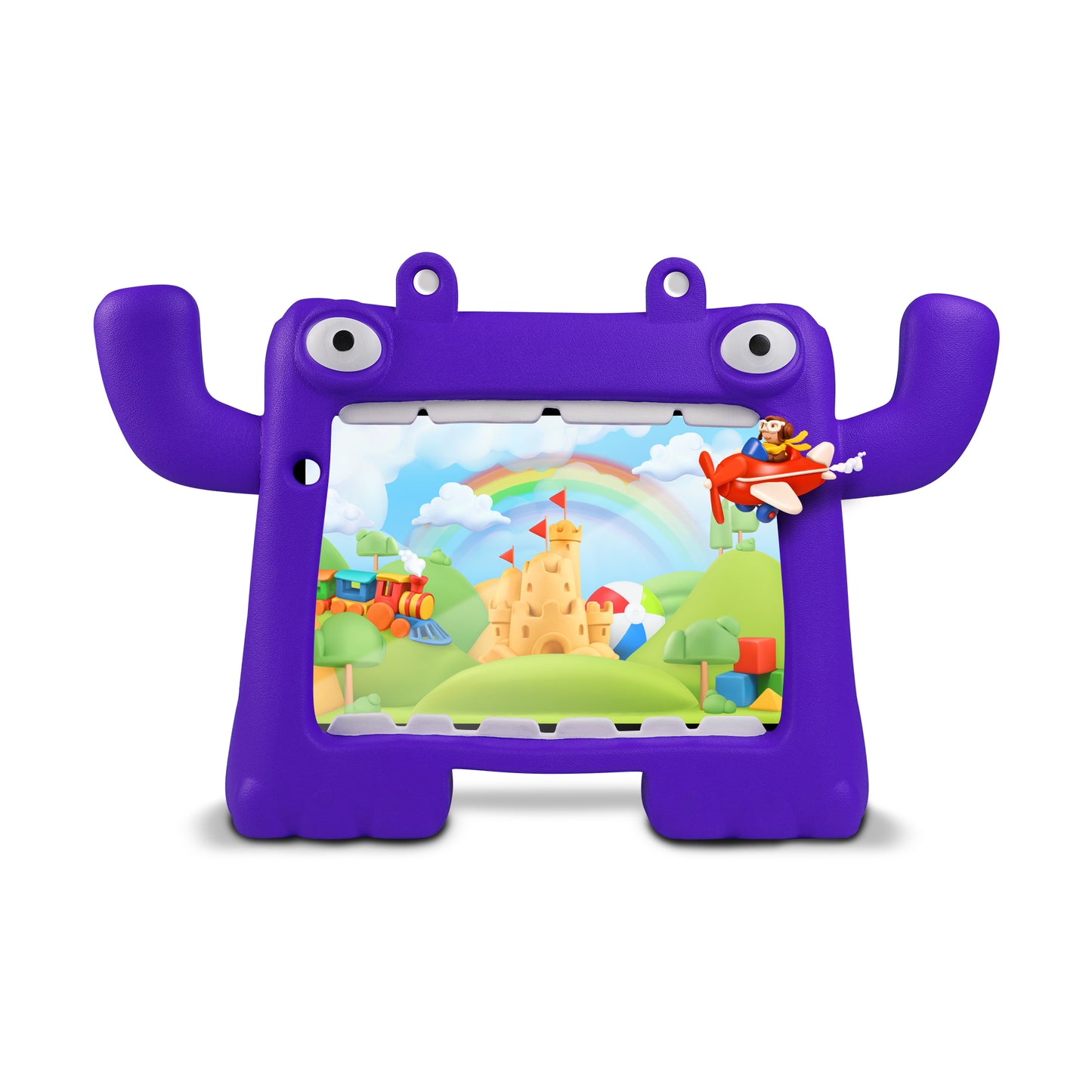 Tableta Vorago 9" PAD-8-KIDS Quadcore 64GB Ram 4GB 2MP/5MP Android 13 Funda Morada