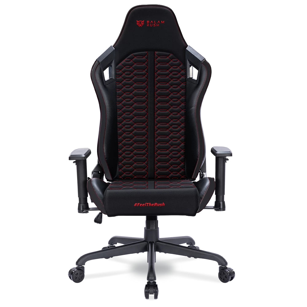 Balam Rush Thunder Max V7 Silla universal para juegos Asiento acolchado tapizado Negro