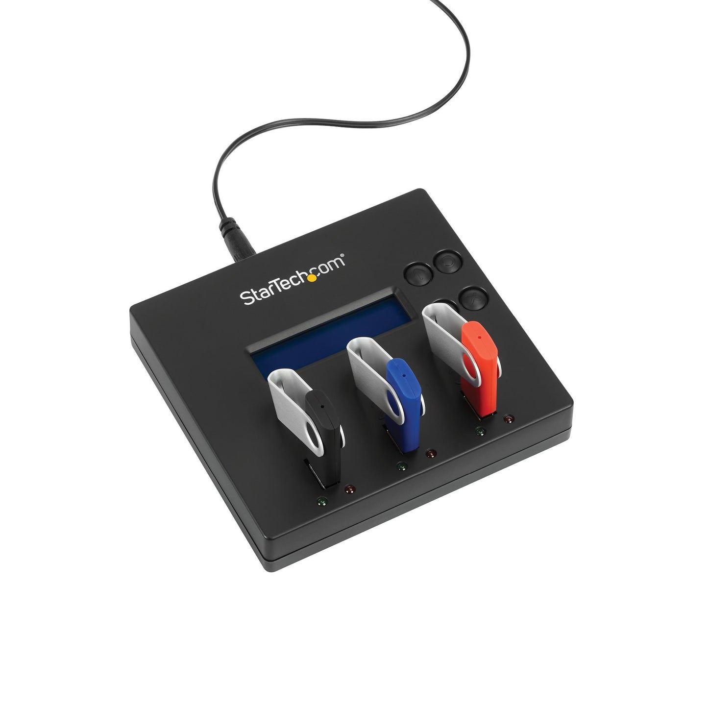 StarTech.com USBDUP12 duplicador de datos o soporte Duplicador de unidades flash USB Azul 2 copias