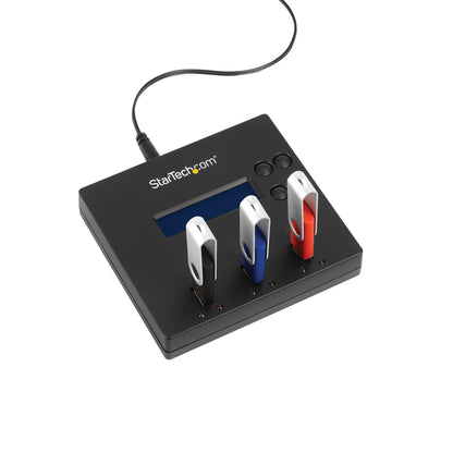StarTech.com USBDUP12 duplicador de datos o soporte Duplicador de unidades flash USB Azul 2 copias