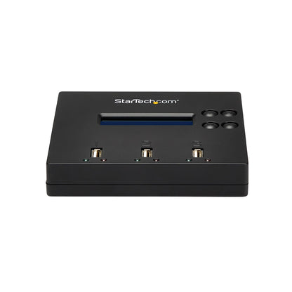 StarTech.com USBDUP12 duplicador de datos o soporte Duplicador de unidades flash USB Azul 2 copias
