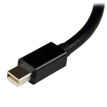 StarTech.com MDP2DVI3 adaptador de cable de vídeo 0.13 m DVI-I Negro