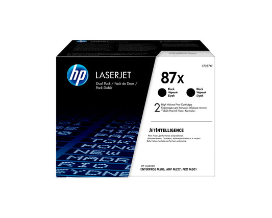 Toner HP LaserJet 87X Negro Dual Pack