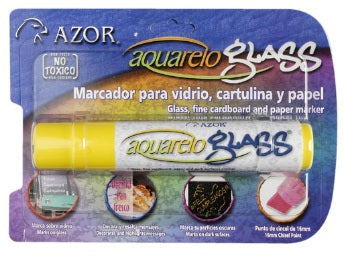 Marcador Aquarelo Glass XL Blister Color Amarillo C/1 Pza