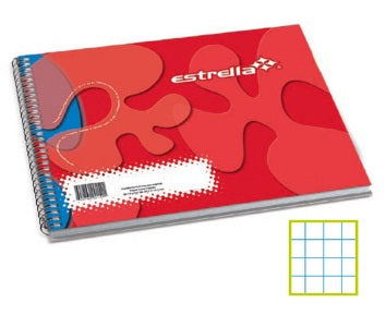 Cuaderno Estrella Espiral Forma Italiana C5 C/100 Hojas