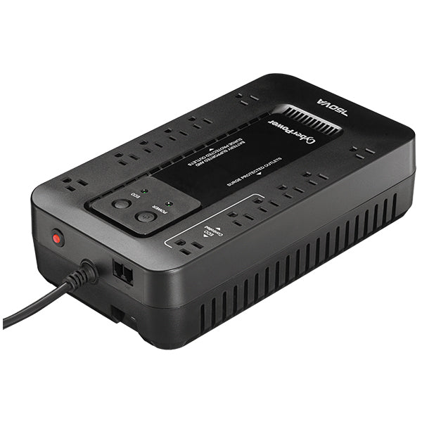 CyberPower EC750G sistema de alimentación ininterrumpida (UPS) En espera (Fuera de línea) 0.75 kVA 450 W 12 salidas AC