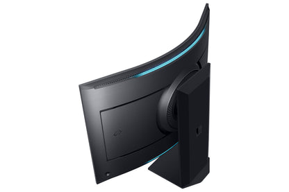 Monitor Samsung 55" Gaming Odyssey Ark 2th Gen 4K 3840x2160 165HZ VA Curvo 1000R 1MS HDR10 Bocinas Gaming HUB SMA
