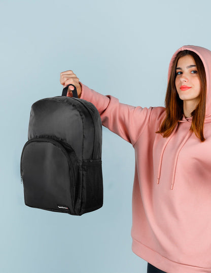 Mochila TechZone Basic con Porta Laptop Color Negro