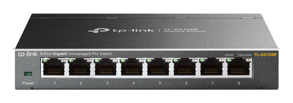TP-Link TL-SG108E dispositivo de redes Gestionado L2 Gigabit Ethernet (10/100/1000) Negro