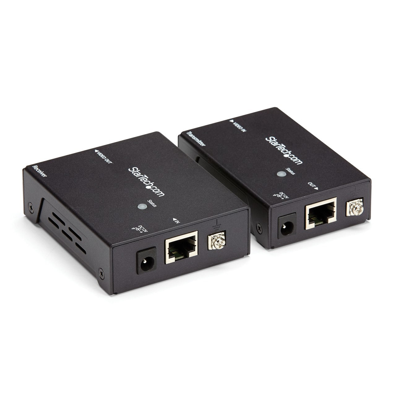 StarTech.com ST121HDBTE extensor de audio/video Transmisor y receptor AV Negro