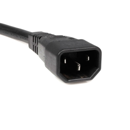 StarTech.com PXT100Y cable de alimentación Negro 3 m Acoplador C14 Acoplador C13 x 2