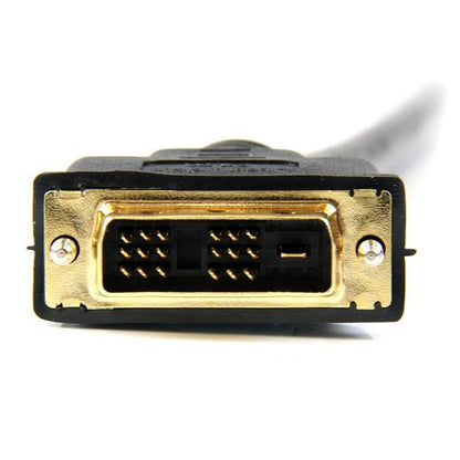 StarTech.com HDDVIMM25 adaptador de cable de vídeo Negro