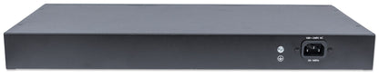 Intellinet 561341 dispositivo de redes Gestionado L2+ Gigabit Ethernet (10/100/1000) Energía sobre Ethernet (PoE) 1U Negro