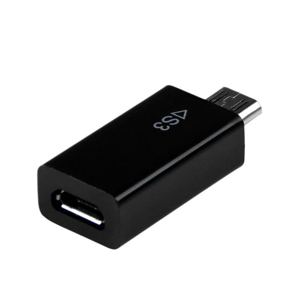 StarTech.com S3MHADAP cambiadores de género de cables USB Micro-B Negro