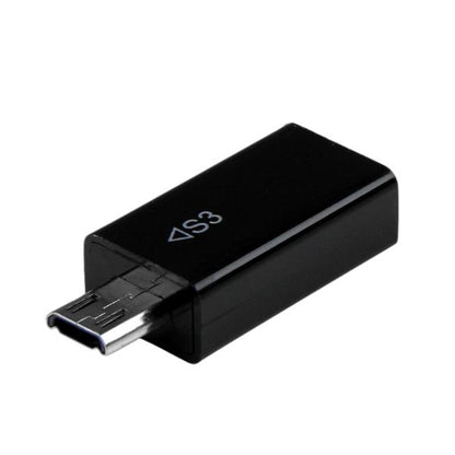 StarTech.com S3MHADAP cambiadores de género de cables USB Micro-B Negro
