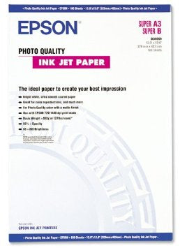 Papel Epson PQ Ink Jet Super B  13" x 19 100 SH