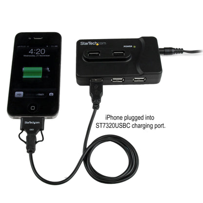 StarTech.com ST7320USBC USB 3.2 Gen 1 (3.1 Gen 1) Type-B 4800 Mbit/s Negro
