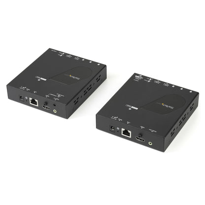 StarTech.com ST12MHDLAN4K extensor de audio/video Transmisor y receptor AV Negro