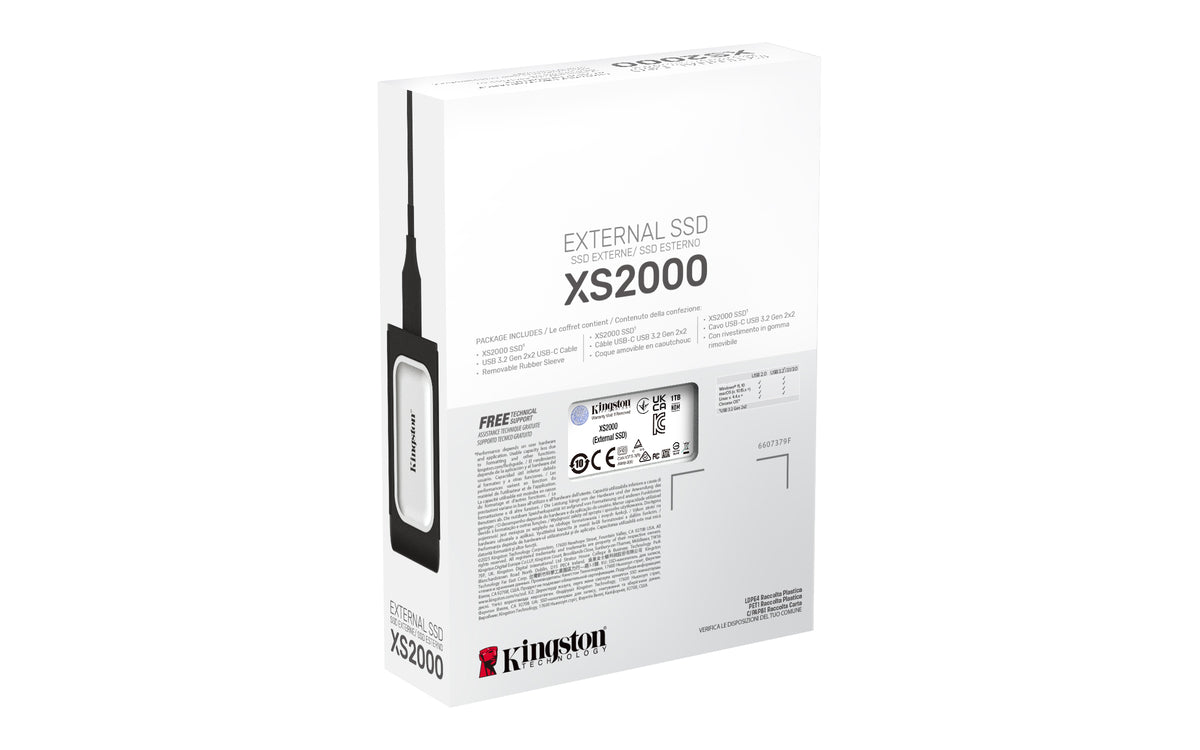 Unidad de Estado Sólido SSD Kingston XS2000 Externo 1000GB USB-C