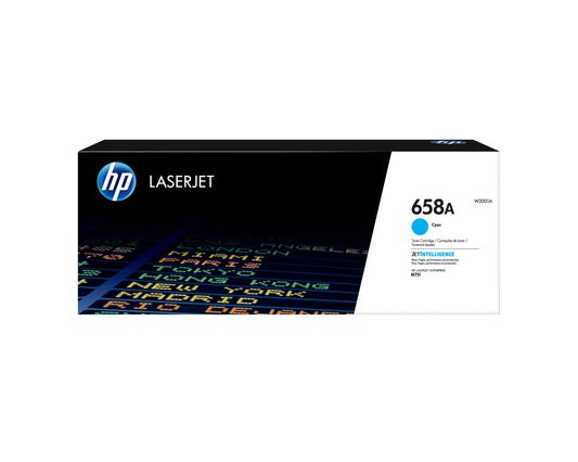 Toner HP LaserJet 658A Cian