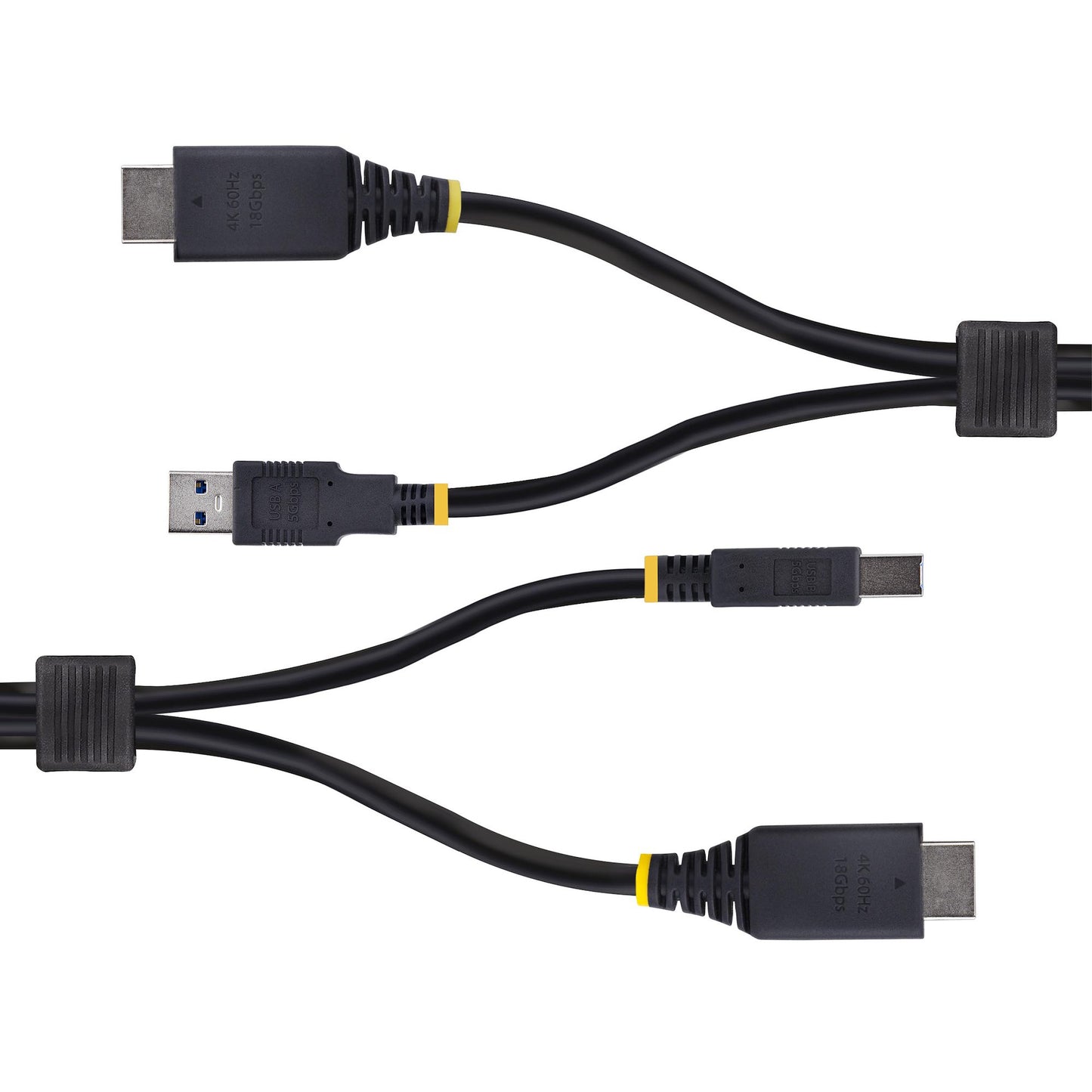 StarTech.com HU12210-KVM-CABLE cable para video, teclado o ratón (KVM) Negro 3.1 m