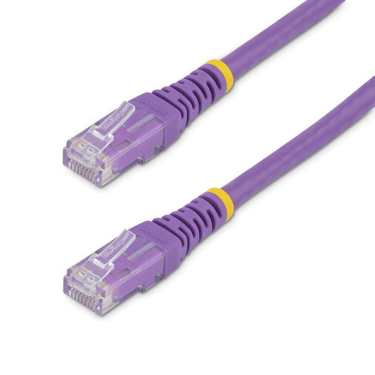 StarTech.com C6PATCH25PL cable de red Púrpura U/UTP (UTP)