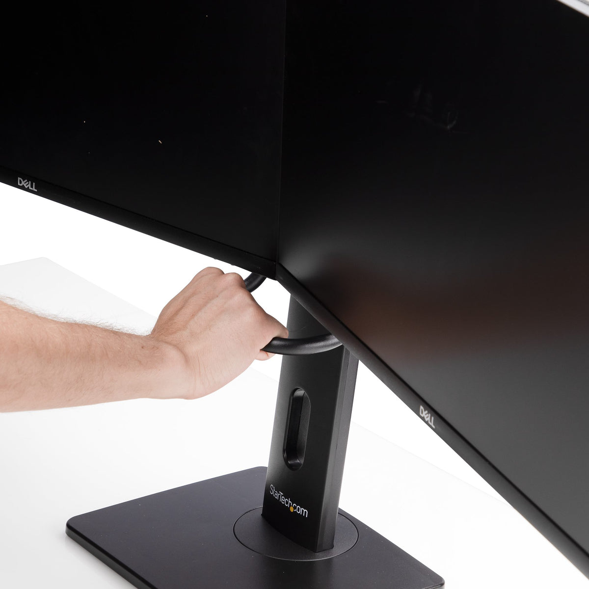 StarTech.com 2MC1S-MONITOR-STAND soporte para pantalla plana 68.6 cm (27") Negro