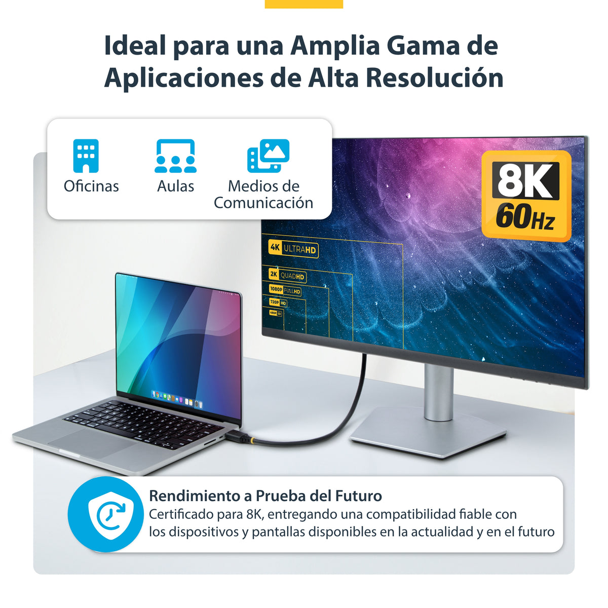 StarTech.com HDMI21-CBL-8K60-2M cable HDMI HDMI Tipo A (Estándar) Negro