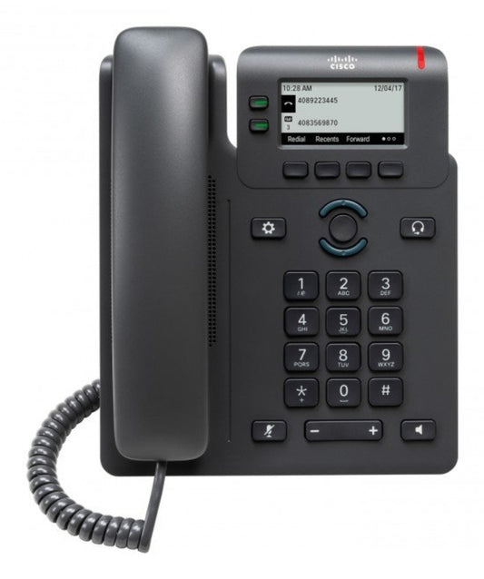 Cisco 6821 teléfono IP Negro 2 líneas