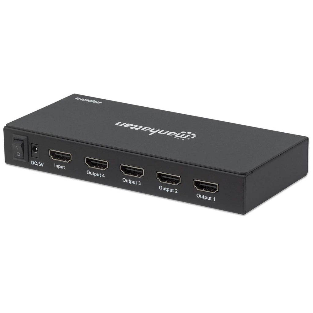 Manhattan 207805 divisor de vídeo 4x HDMI
