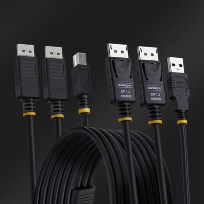 StarTech.com DDU1226-KVM-CABLE cable para video, teclado o ratón (KVM) Negro