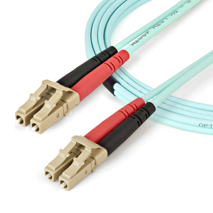 StarTech.com 450FBLCLC2 cable InfiniBand y de fibra óptica Color aguamarina