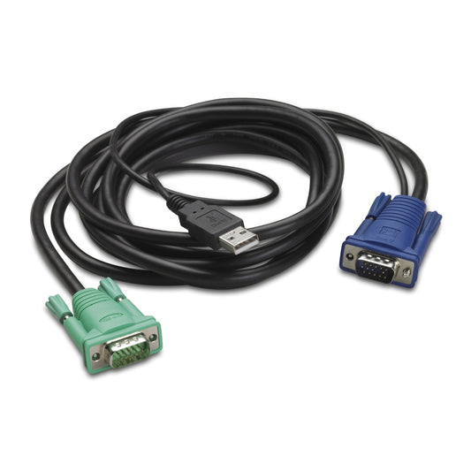 APC AP5821 cable para video, teclado o ratón (KVM) Negro 1.8 m