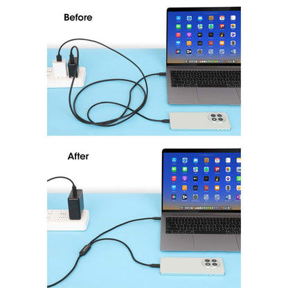 Manhattan 355810 cable USB 2 m USB C 2 x USB C 100 W Negro