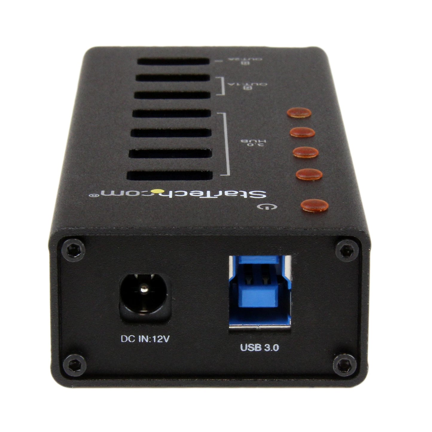 StarTech.com ST4300U3C3 nodo concentrador USB 3.2 Gen 1 (3.1 Gen 1) Type-B 5000 Mbit/s Negro
