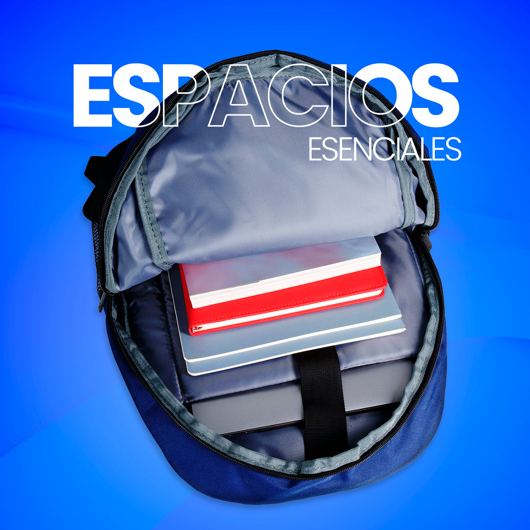MOCHILA VORAGO BP-150 ECOLOGICA rPET LAPTOP 15.6 AZUL / NEGRO