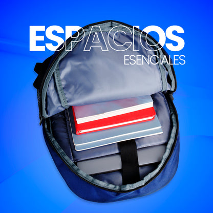 MOCHILA VORAGO BP-150 ECOLOGICA rPET LAPTOP 15.6 AZUL / NEGRO
