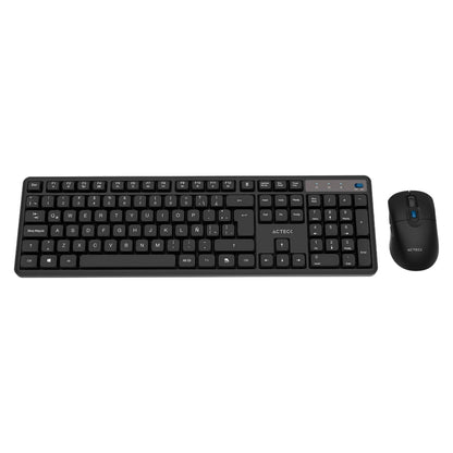 Acteck Creator Silent Pro MK474 teclado Ratón incluido Universal RF inalámbrico QWERTY Español Negro