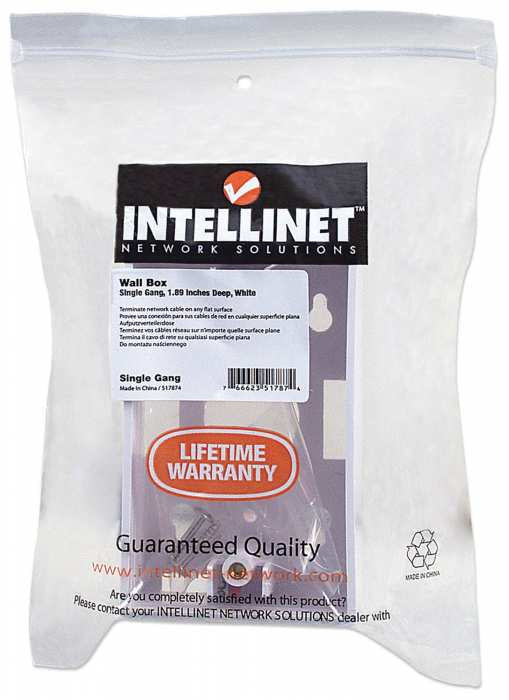 Intellinet 517874 caja eléctrica Blanco