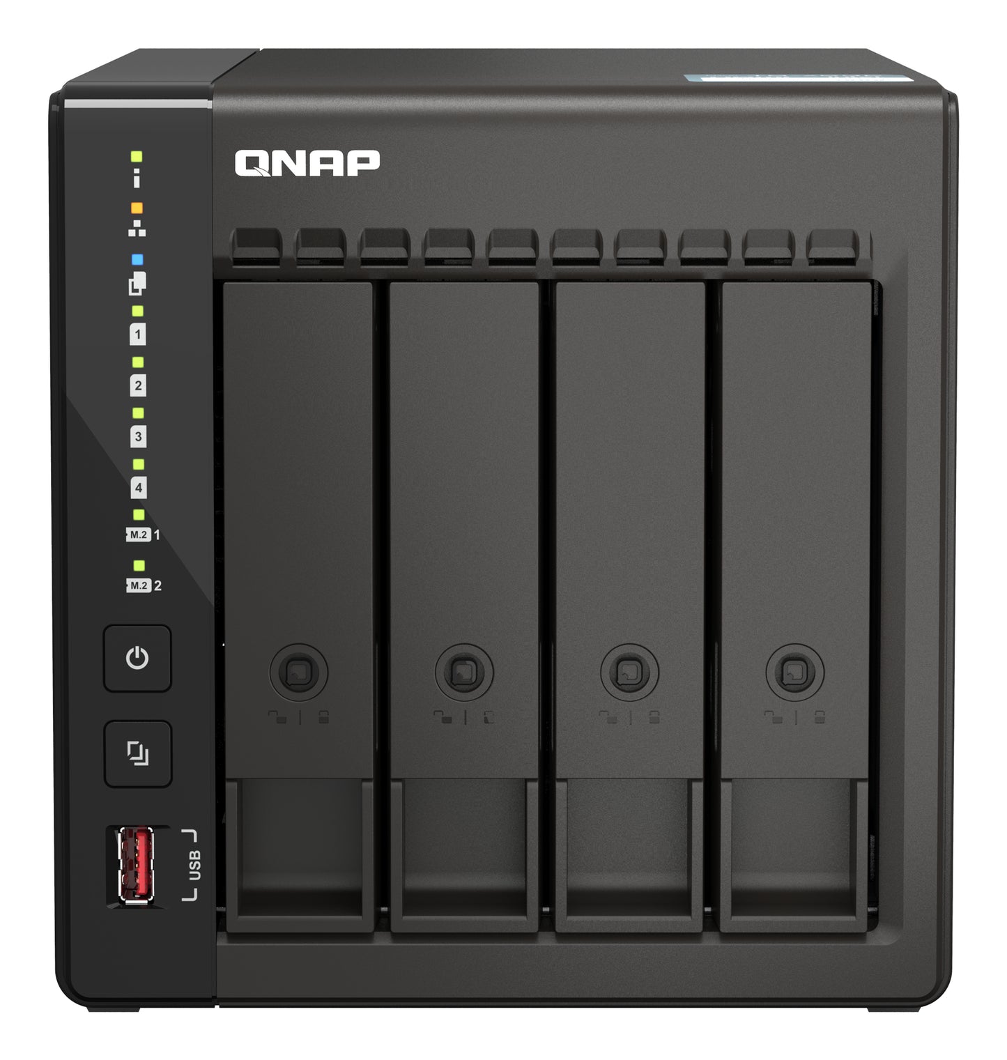 QNAP TS-453E NAS Tower Intel® Celeron® J6412 8 GB 0 TB QNAP Turbo System Negro