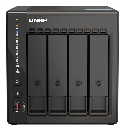 QNAP TS-453E NAS Tower Intel® Celeron® J6412 8 GB 0 TB QNAP Turbo System Negro