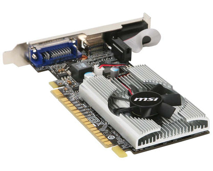 Tarjeta de Video GeForce MSI N210 1GB Single Fan DDR3 PCIe 2.0 64 bits 1xHDMI 1xD-Sub 1-DVI