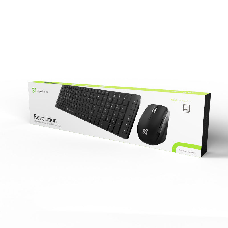 Teclado y Mouse inalambrico premium Klip Xtreme Revolution KCK-270S