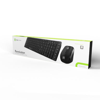 Teclado y Mouse inalambrico premium Klip Xtreme Revolution KCK-270S
