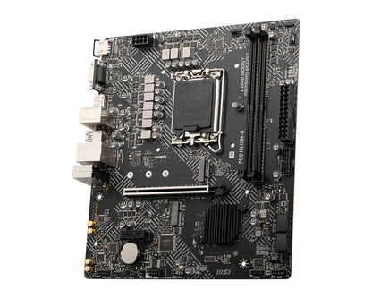 Tarjeta Madre MSI PRO H610M-G Micro-ATX LGA 1700 Intel H610 96GB DDR5 HDMI/DP para Intel