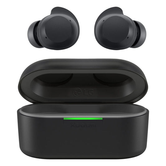 Audífonos Xboom LG Buds Plus negros Signature Sound con driver de grafeno