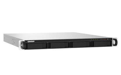 NAS QNAP TS-432PXU-RP de rack 1U, 4 bahías sin discos, Annapurna Labs AL324 de 1.7 GHz, 2 GB DDR4, aluminio y negro