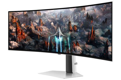 Monitor Samsung 49" Gaming Curvo Oled Resolucion 5120x1440 Panel Oled